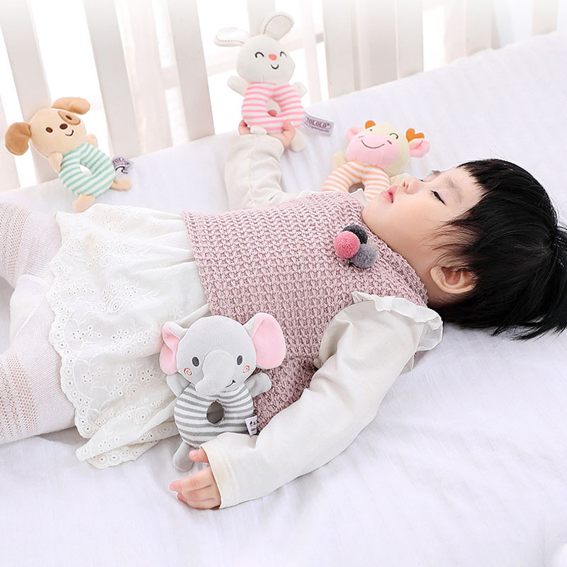 New Baby Rattle Toys Cartoon A - Baby Food Quantity ulasan dan harga
