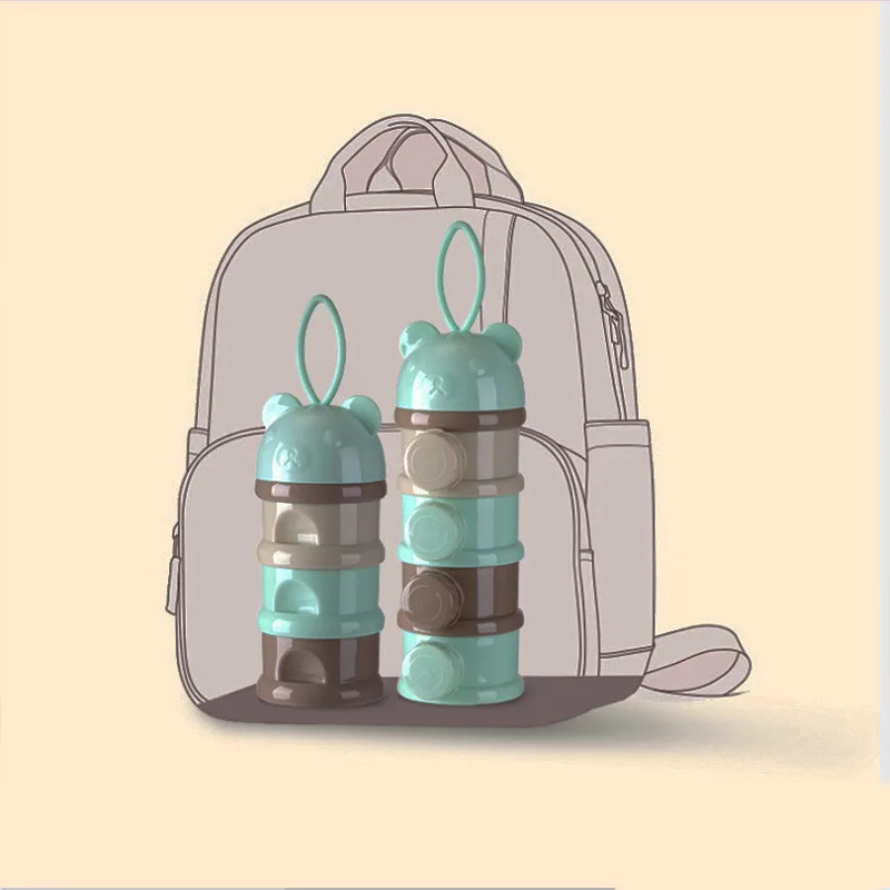 4-Tier Leak-Proof Baby Formula - Baby Food For Travelling ulasan dan harga