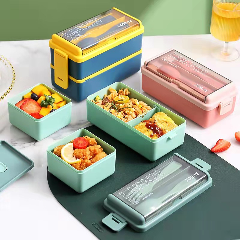 Portable Lunch Box For Kids Wi - Weaning Spoon Set ulasan dan harga
