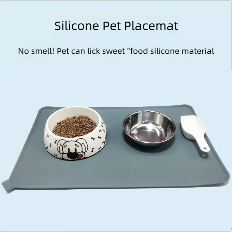 Silicone Pet Bowl Food Mat Non - Baby Food Cat ulasan dan harga