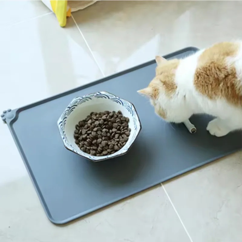 Silicone Pet Bowl Food Mat Non - Baby Food Cat ulasan dan harga