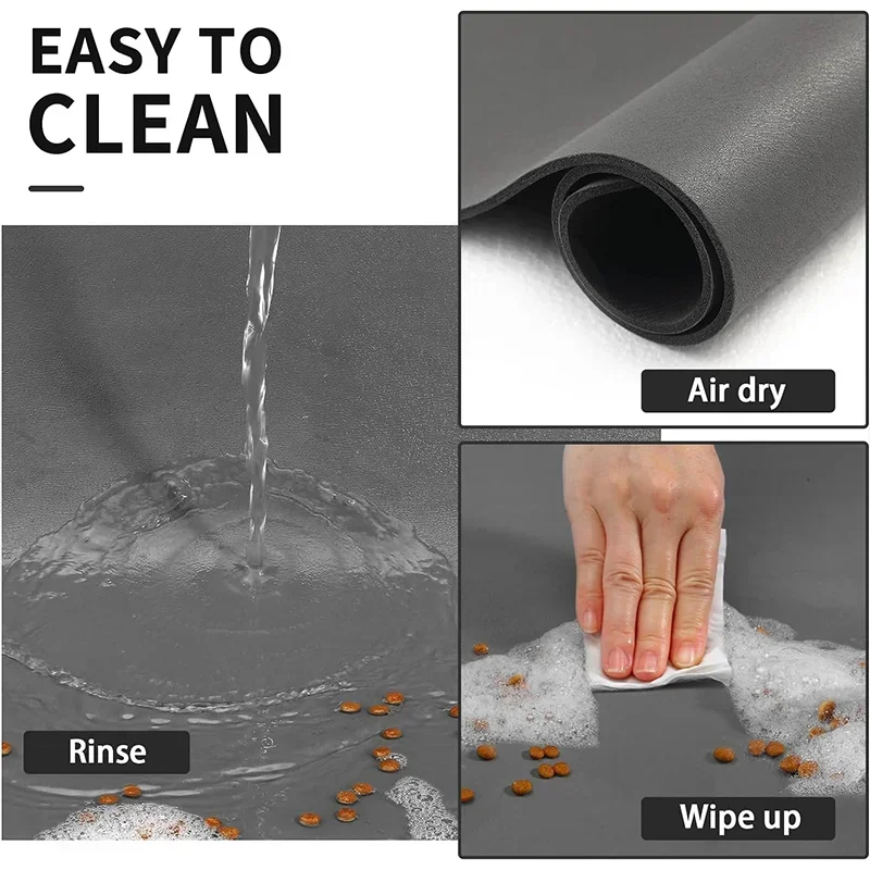 Pet Feeding Mat Absorbent Dog  - Baby Food Cat ulasan dan harga